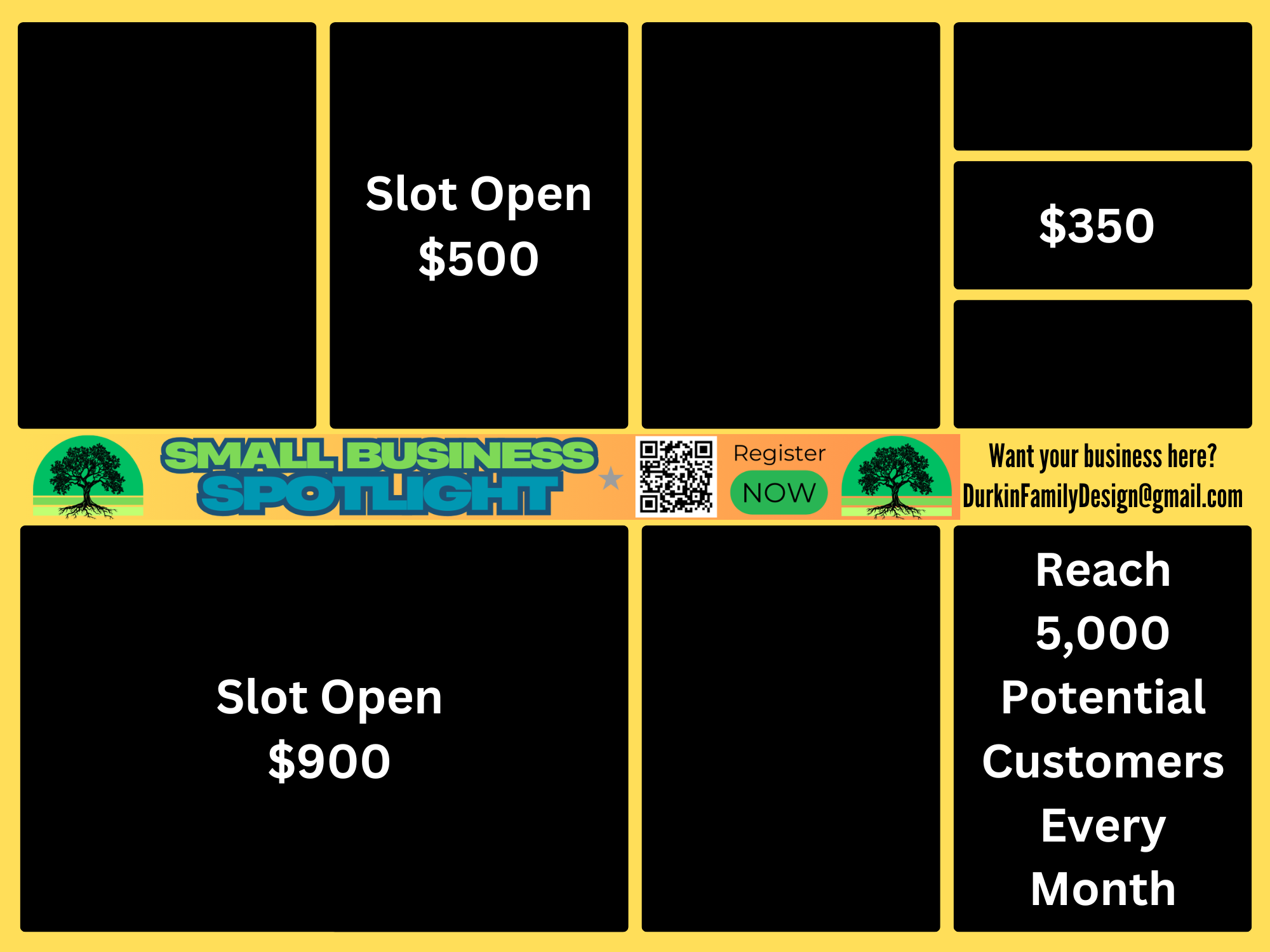 Small business spotlight sample mailer